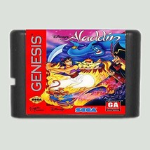 Aladdin 16 bit MD Game Card For 16 bit Sega MegaDrive Genesis game console ,Sega - £18.68 GBP