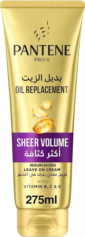 Pantene Pro V 275 ml Oil Replacement Sheer Volume Nourishing Leave In Cream - $59.77