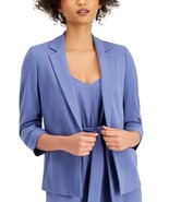 MSRP $119 Bar III Open-Front Periwinkle Textured Blazer Size XXS - £26.64 GBP