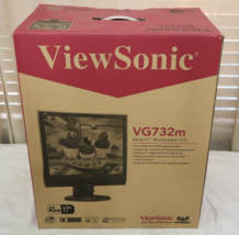 ViewSonic VG732m 17&quot; LCD Monitor Multimedia Display - £62.24 GBP