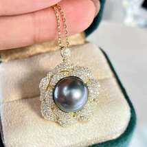 Kissing you Tahitian Cultured Pearls Pendants H20225654 - £55.04 GBP