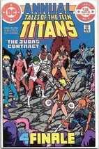Tales of the Teen Titans Comic Book Annual #3 DC Nightwing 1984 VERY FN+... - £34.61 GBP