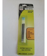 Zebra pen F-refill 0.7mm blue 2 pack - £9.24 GBP