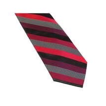 Men's Stacy Adams Tie and Hankie Set Fancy Woven Silky Satin #SAT82 Red image 3
