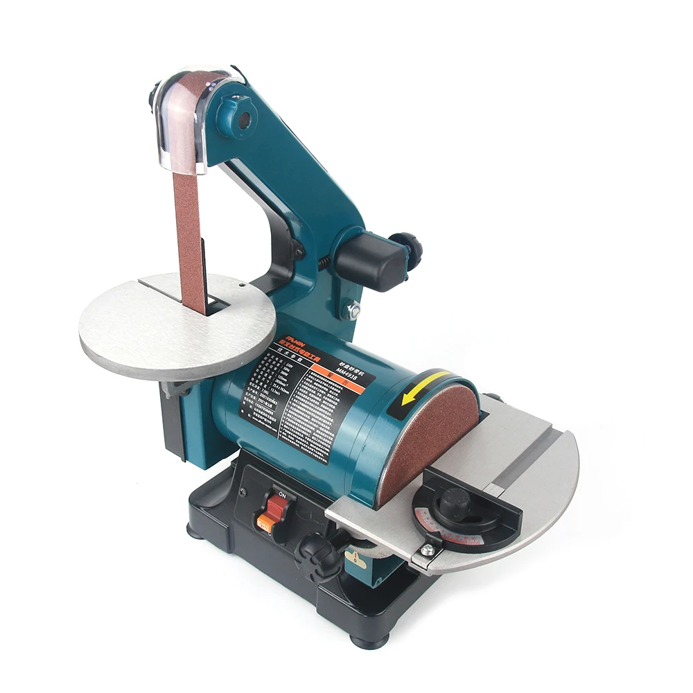 300W Belt Polishing Grinding Sanding hine 125mm Sand Disc Small wor Desktop Sand - £189.97 GBP