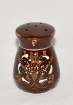 Vintage Japanese Handpainted Redware Pepper Shaker Kitchen Tableware Japan - £6.35 GBP