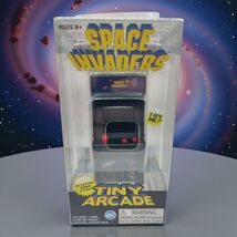 Tiny Arcade Space Invaders Miniature Arcade Worlds Smallest 2017 Keychai... - $24.24