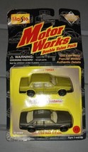 Vintage Maisto Motor Works Double Value Pack Die Cast #7 Volvo Mercedes S-Class - $15.00