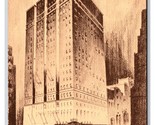 Hotel Taft New York City NY NYC UNP Sepia Postcard T20 - $1.93