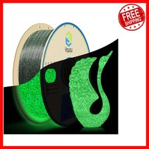 Unique Double Layer Glow PLA Filament - Black with Glittery Night Effect... - $46.55