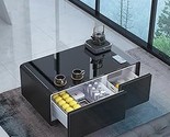 Merax Modern Smart Mini Coffee Table with Built in Fridge,Outlet Protect... - $2,503.99