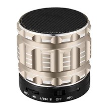 S28 Mini Bluetooth Rechargeable Wireless Stereo Speaker Aux Tf Fm Silver - £22.24 GBP