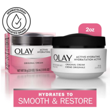 Olay Active Hydrating Face Cream for Women, Fights Fine Lines &amp; Wrinkles for Dry - £27.27 GBP