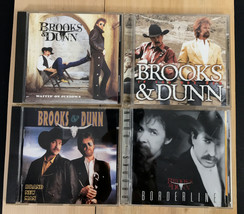 Brooks &amp; Dunn Lot of 4 CD&#39;s-Brand New Man,Waitin Sundown,Borderline,If U see Her - £8.67 GBP