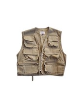 Vintage Orvis Khaki Fly Fishing Vest Beige Mens size M - $889.58 MXN