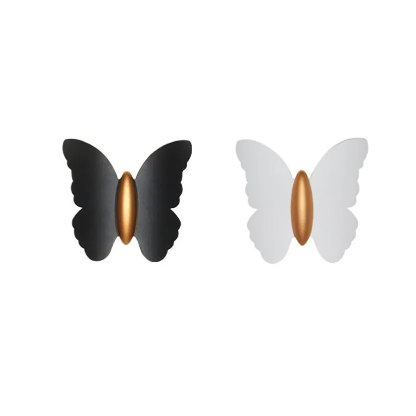 Waterproof Butterfly Wall Lamp Surface Mounted LED Wall Light Modern Nordic - £16.77 GBP+