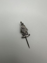 Vintage Silver POPE Hat Stick Pin 4cm - £14.87 GBP