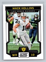 Mack Hollins #141 2023 Score Las Vegas Raiders - £1.49 GBP