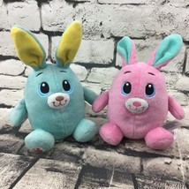 Build A Bear Workshop Mini Musical Bunny Rabbit Plush Stuffed Toys Lot Of 2 - $9.89