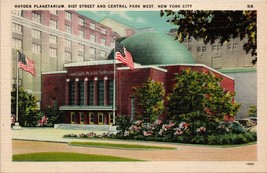 Hayden Planetarium 81st Street &amp; Central Park West NYC Postcard PC188 - £5.58 GBP