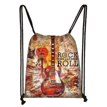 Guitar Music Notes Backpack Women Men Storage Bags for Travel BackpaPiano Keyboa - £18.48 GBP