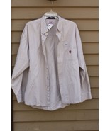 Men&#39;s BUGLE BOY 100% Cotton XXL Light Tan/Khaki Shirt - $40.06 CAD