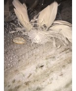 A.C Bridal Net Feather Hair Piece Brooch - $93.52 CAD
