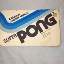 Atari Super Pong Owners Manual Model C-140 Vintage Original from 1976 - £11.74 GBP