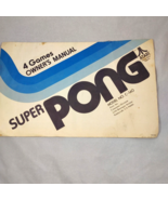 Atari Super Pong Owners Manual Model C-140 Vintage Original from 1976 - £11.68 GBP