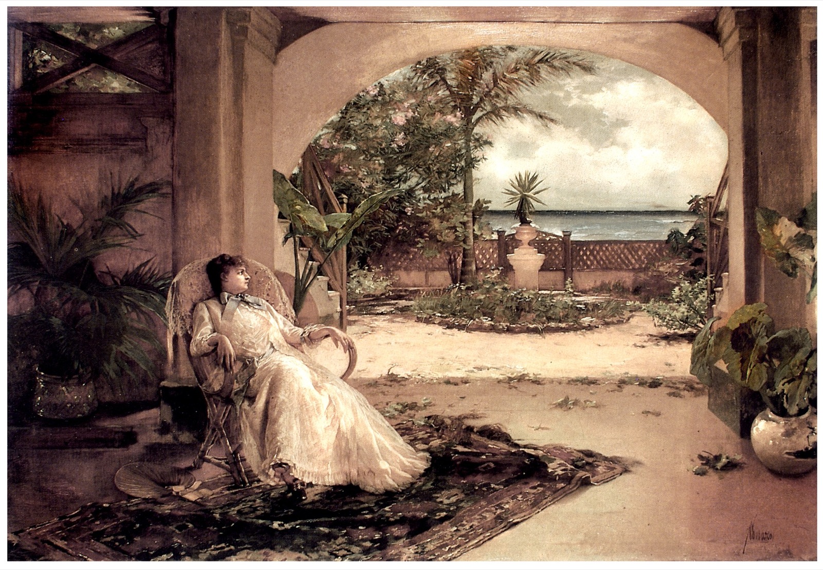 9915.Surlfarlem.la fontaine billiard.fountain.POSTER.home decor graphic art - $17.10+