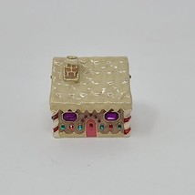 Monet Enameled Jeweled Gingerbread House Hinged Trinket Box 2009 - £31.64 GBP