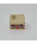 Monet Enameled Jeweled Gingerbread House Hinged Trinket Box 2009 - £31.14 GBP