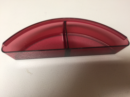 Tupperware #2106A- SNACK DIP HOLDER Burgundy Red REPLACEMENT PIECE - $95.18 MXN