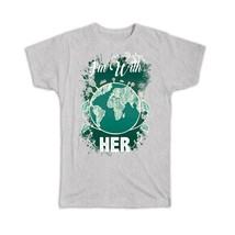 For Earth Protector : Gift T-Shirt Ecology Ecological Green Power Globe Nature P - £19.57 GBP