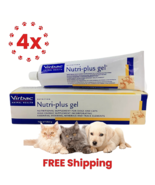 4 X Virbac Nutriplus Nutri Plus Gel - Supplement For Cats &amp; Dogs (120g) - $98.95
