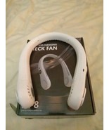 Neck Fan Vaneless Hanging White USB Great for Indoor &amp; Outdoors - $337.30 MXN