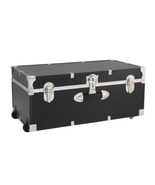 30 inch Footlocker Trunk with Wheels and Lock Moisture Resistant, Dorm S... - $2,342.28 MXN