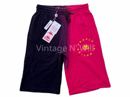 Kappa Mens M Black Fuchsia Red Authentic Berrie Active Sweat Shorts 36161CW - £29.51 GBP