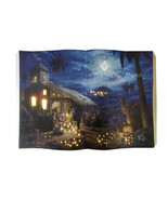 Thomas Kinkade The Nativity Oh Holy Night Lighted Book 14 x 9 Table Decor - $1,002.66 MXN