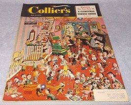 Vintage Colliers Weekly Magazine May 1949 Stanley Berenstain Cover - $19.95