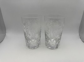 Pair of Nachtmann Crystal TRAUBE Clear 11oz Highball Glasses - $109.99