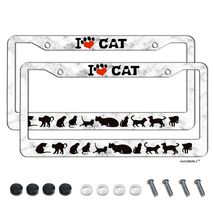 AUCCMORLY Stainless Steel Cat License Plate Frame Car Accessories 2 Pcs Set - $247.03 MXN AUCCMORLY Stainless Steel Cat License Plate Frame Car Accessories 2 Pcs Set - $247.03 MXN