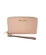 Michael Kors Jet Set Travel Large Flat Multifunction Phone Case Powder B... - $1,041.80 MXN