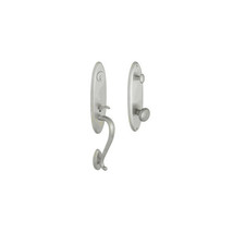 Mondrian Handle Set with Helmsley Knob Brushed Nickel - $385.58