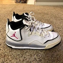 2011 Nike Air Jordan Girls Sneakers 6.5Y 454015-105 Used - £12.46 GBP