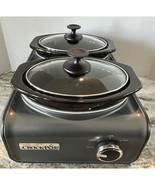 Crock-Pot SCCPMD1-CH Hook Up Double Oval Connectable 2 1-Quart Slow Cook... - €42,95 EUR