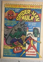 SPIDER-MAN &amp; Hulk Weekly #390 (1980) Marvel Comics Uk Spider-Woman She-Hulk FN- - £11.66 GBP