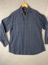 Woolrich Button Up Shirt Mens Large Rugged Causal Outdoor Hiking Long Sl... - $36.77