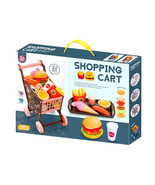 kids shopping cart hamburger dessert barbecue simulation toy  - $475.91 MXN