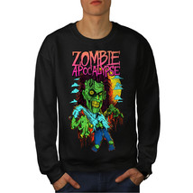 Wellcoda Zombie Apocalypse Horror Mens Sweatshirt,  Casual Pullover Jumper - £24.19 GBP+